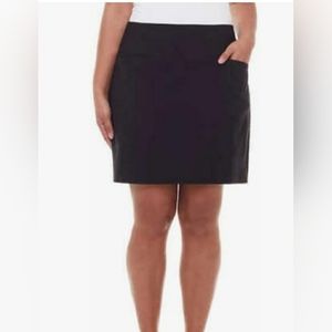 NWT S.C. & CO. Women's Comfortable Stretch Double Wraparoand Skort XL